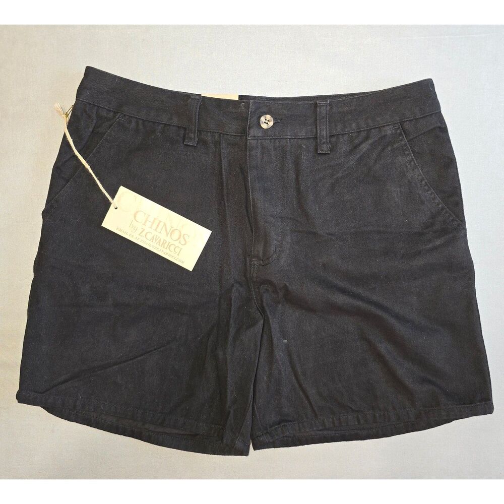 Z. Cavaricci Chino Shorts - Black - Size 31 Waist